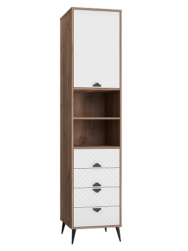 Пенал Астрид АР-06 дуб крафт табачный/бланж