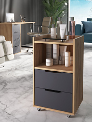 Тумба К-30 дуб крафт золотой/графит