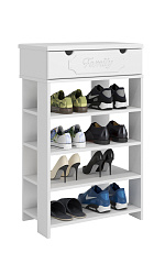 Тумба для обуви ДримСтар ДС-21 (600) белое дерево