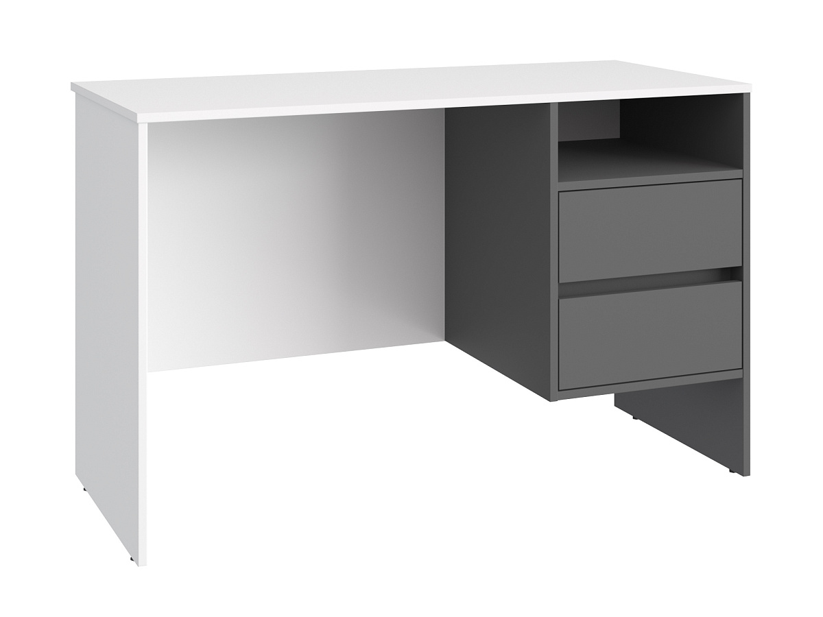 Стол Оскар ОС-23 белый структурный/графит