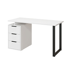 Стол С-406 белый структурный/меренга (1350*600)