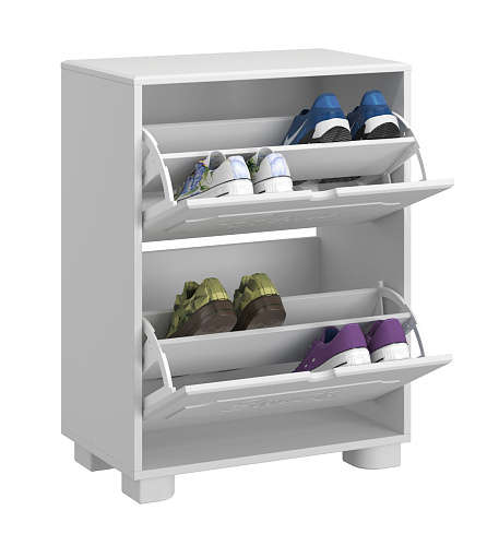 Тумба для обуви ДримСтар ДС-22 белое дерево