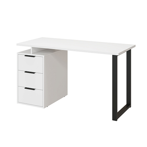 Стол С-406 белый структурный/меренга (1350*600)