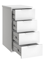 Тумба К-53 белый структурный/меренга