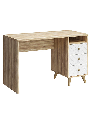 Стол Велламо ВО-17 блэквуд ячменный/бланж (правый)