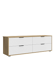 Тумба Оптима ОП-23 блэквуд ячменный/меренга