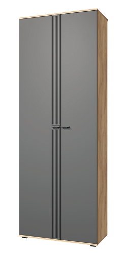 Шкаф для одежды Эмилия ЭЛ-13К глухой дуб крафт золотой/графит