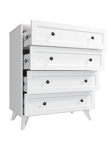 Комод Вильям ВМ-12 белый бриллиант/бланж