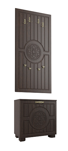 Комплект мебели для прихожей Монблан МБ-008 венге/орех шоколадный