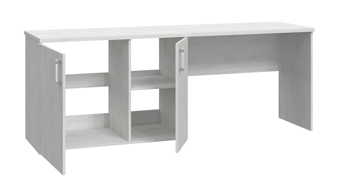 Стол с двойной тумбой под холодильник Виктория ВИ-13 северное дерево светлое