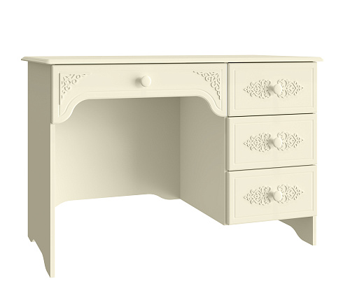 Стол письменный правый Ассоль плюс АС-6 ваниль