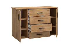 Комод Виктория ВИ-70 дуб крафт золотой