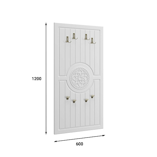 Вешалка «Монблан» МБ-50 белое дерево