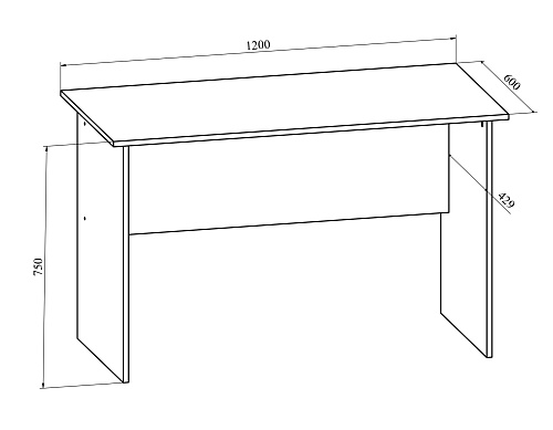 Комплект мебели для офиса ОФ-006 дуб крафт табачный
