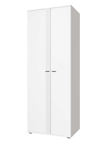 Шкаф для одежды Эмилия ЭЛ-16К глухой белый структурный/меренга