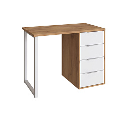 Стол С-414 дуб крафт золотой/меренга (1000х550)