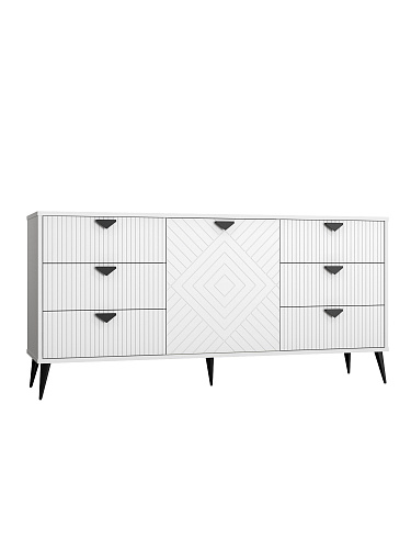 Комод Астрид АР-03 белый бриллиант/бланж