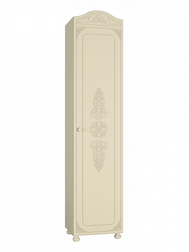 Шкаф Ассоль плюс АС-53К (правый с короной) ваниль