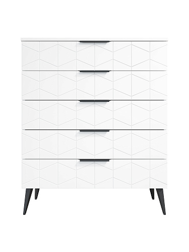 Комод Контемпо КТ-03 белый бриллиант/бланж