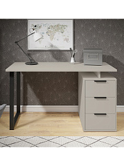 Стол С-406 (1350*600) глиняный серый/риолит