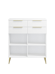 Комод Афина АФ-06 белый бриллиант/бланж