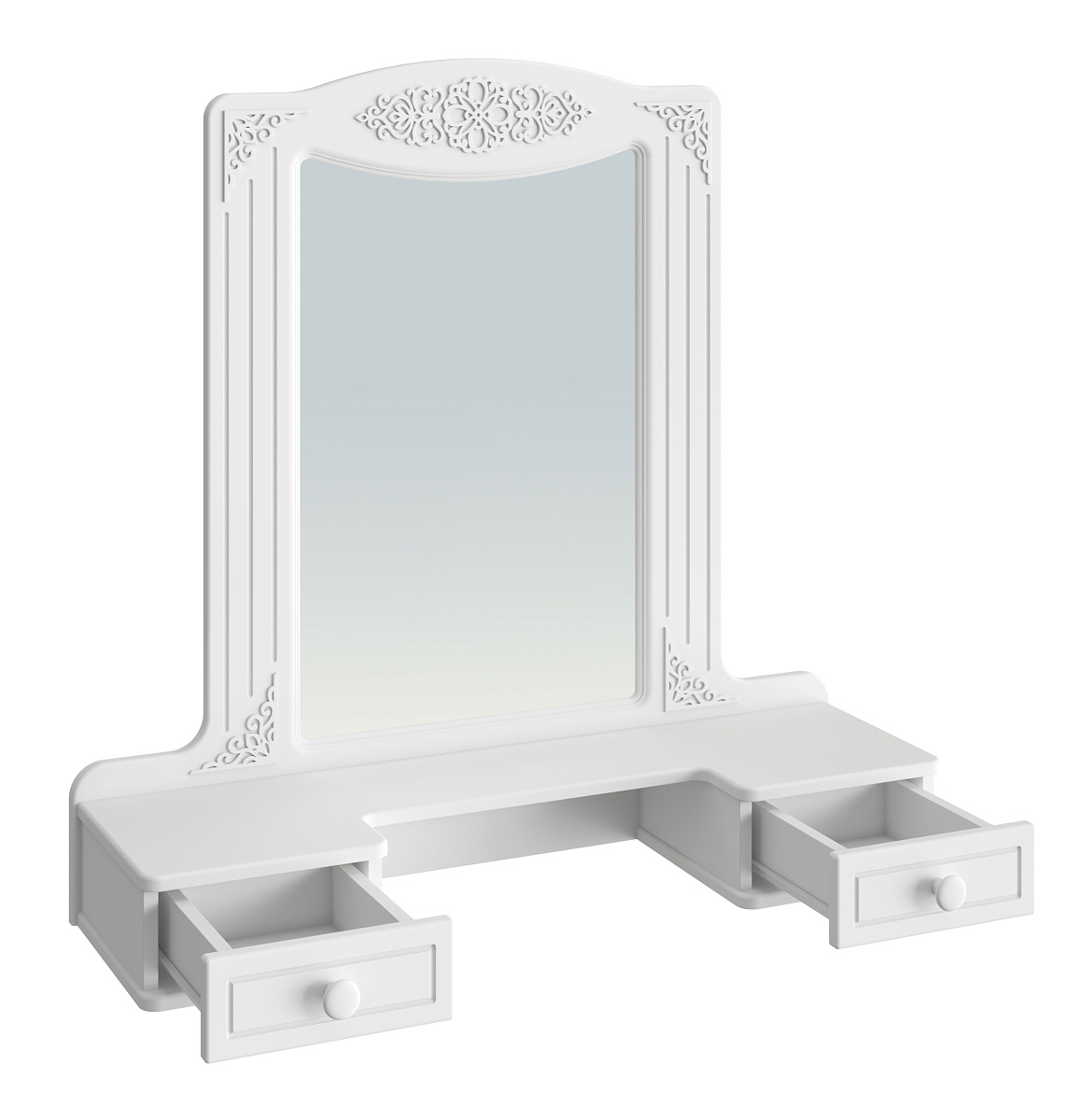 Полка Ассоль АС-38 белое дерево