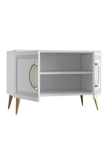 Тумба Оливия ОЛ-09 белый бриллиант/бланж