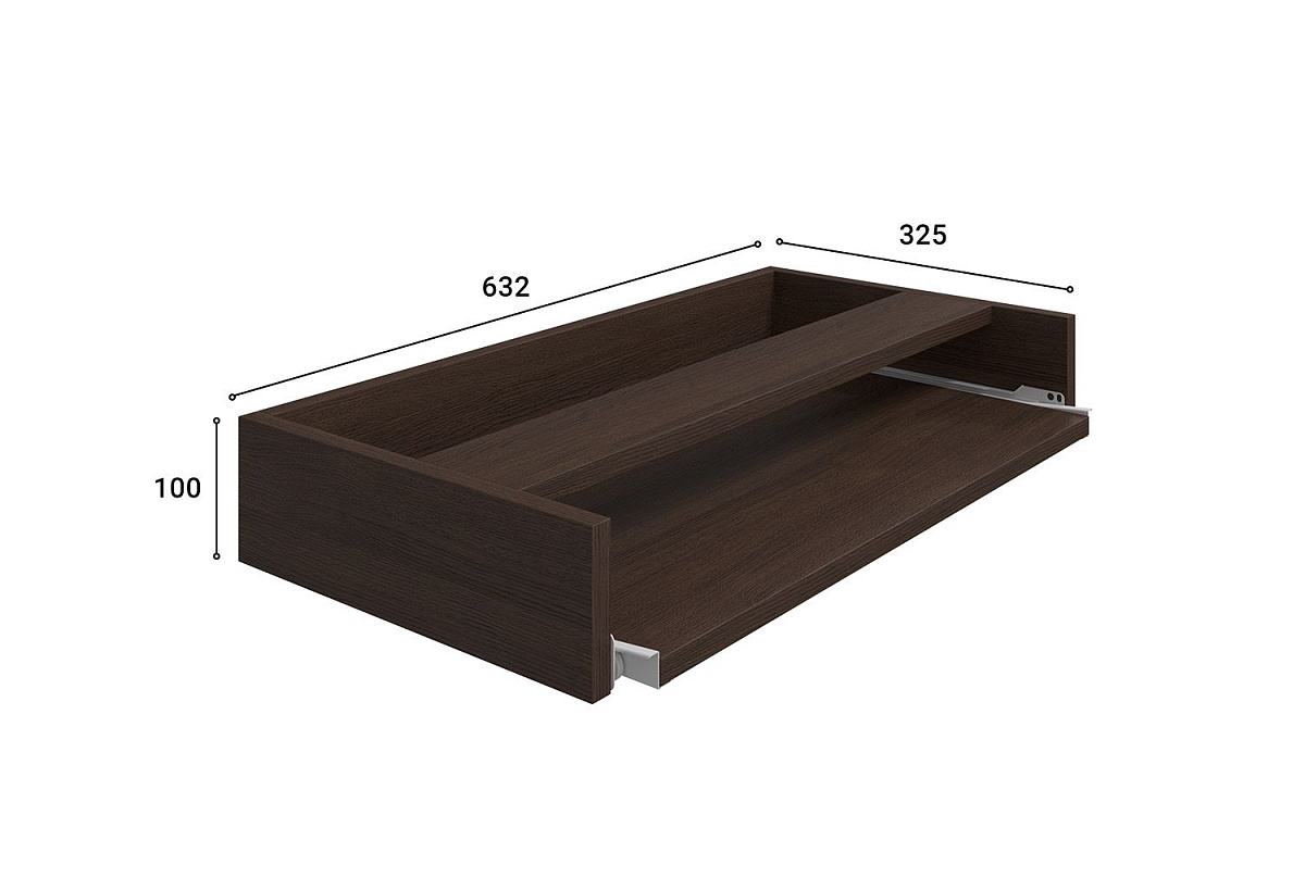 Полка под клавиатуру ОФ-50 венге