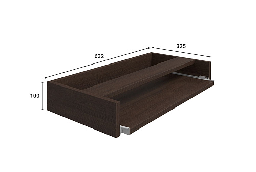 Полка под клавиатуру ОФ-50 венге