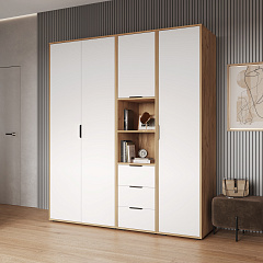 Пенал Оптима ОП-02 дуб крафт золотой/меренга