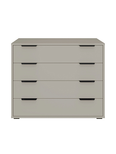 Комод Оптима ОП-04 глиняный серый/риолит