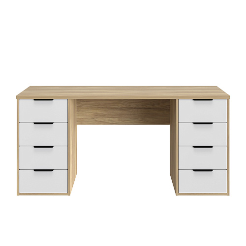 Стол С-403 блэквуд ячменный/меренга (1600х550)