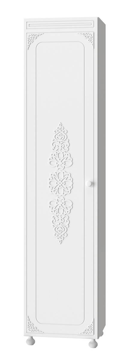 Шкаф Ассоль АС-531К (левый) белое дерево