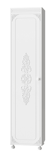 Шкаф Ассоль АС-531К (левый) белое дерево