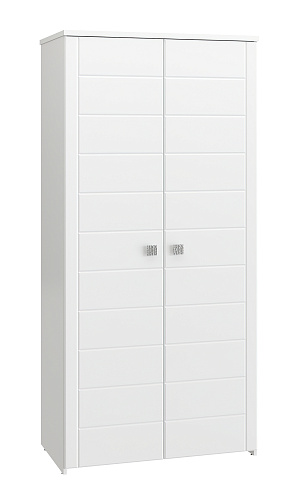 Шкаф для одежды Изабель ИЗ-61К белое дерево