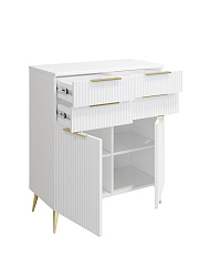 Комод Афина АФ-06 белый бриллиант/бланж