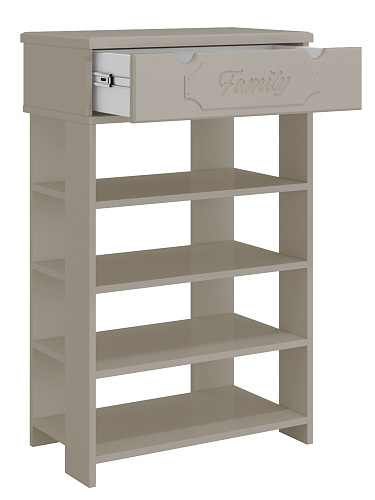 Тумба для обуви ДримСтар ДС-21 (600) глиняный серый/риолит