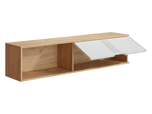 Полка Эмилия ЭЛ-41 дуб крафт золотой/меренга