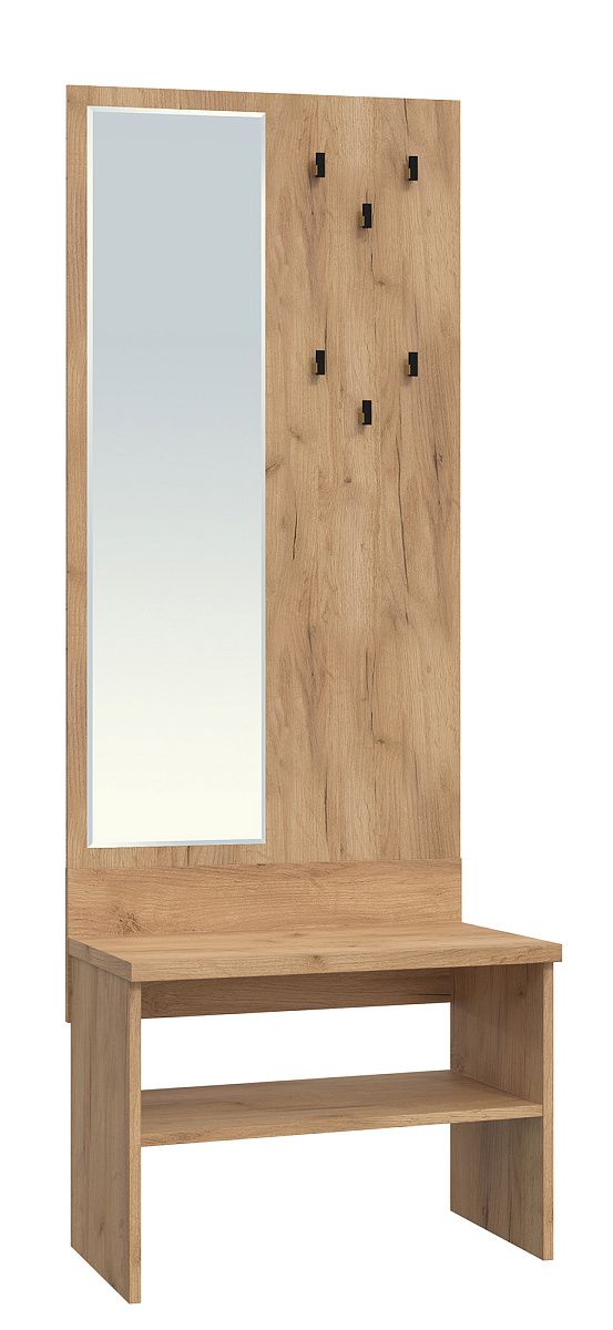 Комплект мебели для прихожей Виктория ВИ-011 дуб крафт золотой