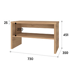 Тумба Т-12 дуб крафт золотой (730х441)