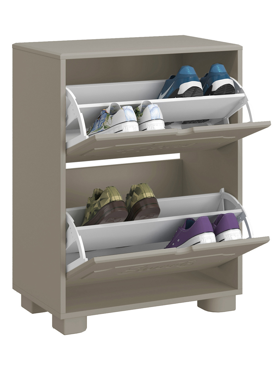 Тумба для обуви ДримСтар ДС-22 глиняный серый/риолит
