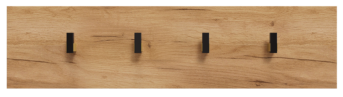 Вешалка Агата АТ-5 дуб крафт золотой