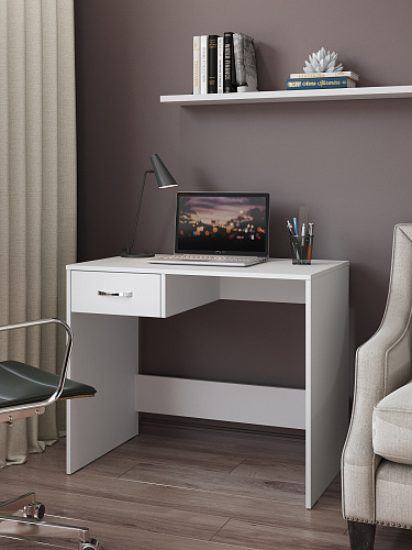 Стол письменный С-234 белый структурный