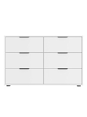 Комод Оптима ОП-15 (1202х426) белый структурный/меренга