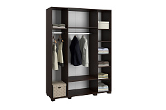 Шкаф «Монблан» МБ-25К с зеркалом венге/орех шоколадный