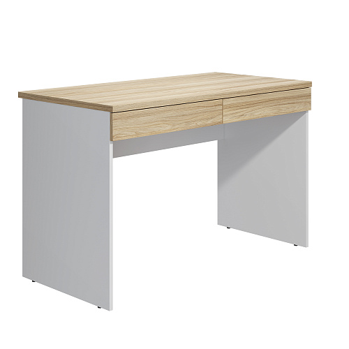 Стол письменный Скайлайт СЛ-20К блэквуд ячменный/белый