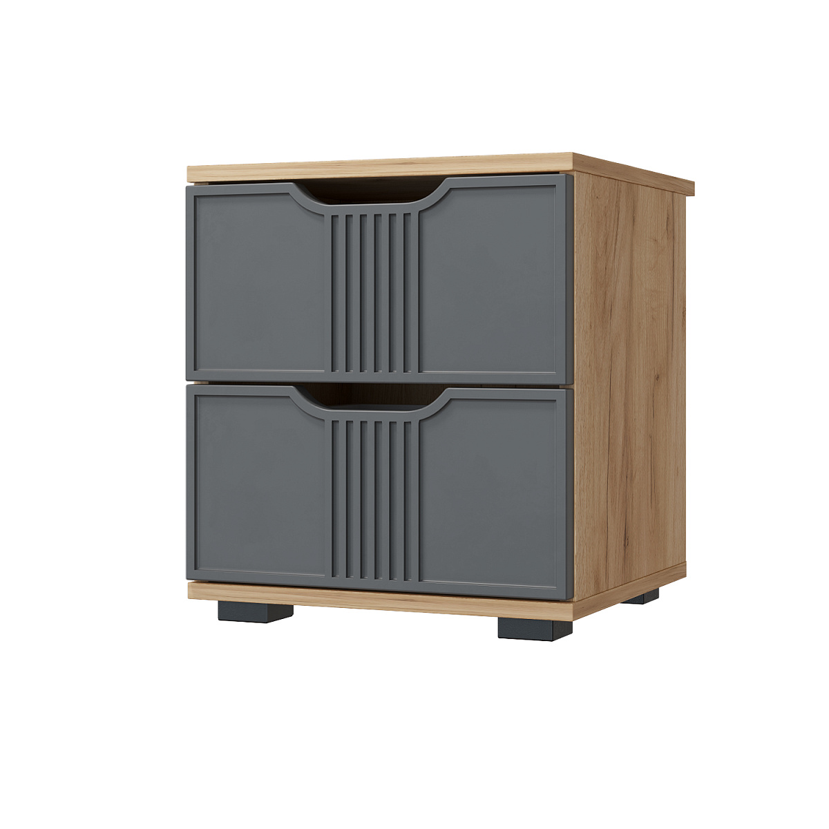 Тумба прикроватная Эмилия ЭЛ-25 дуб крафт золотой/графит