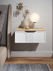 Комплект мебели для спальни Эмилия ЭЛ-005 дуб крафт золотой/меренга