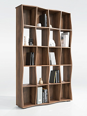 Стеллаж Контемпо КТ-01 дуб барокко янтарный