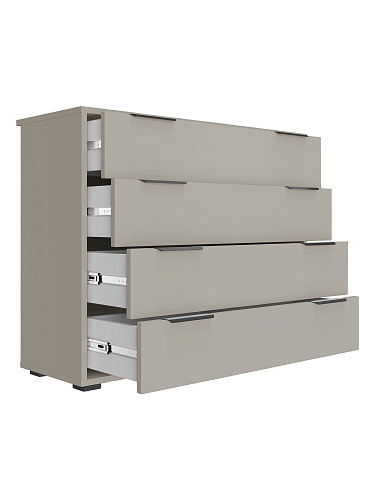 Комод Оптима ОП-04 глиняный серый/риолит